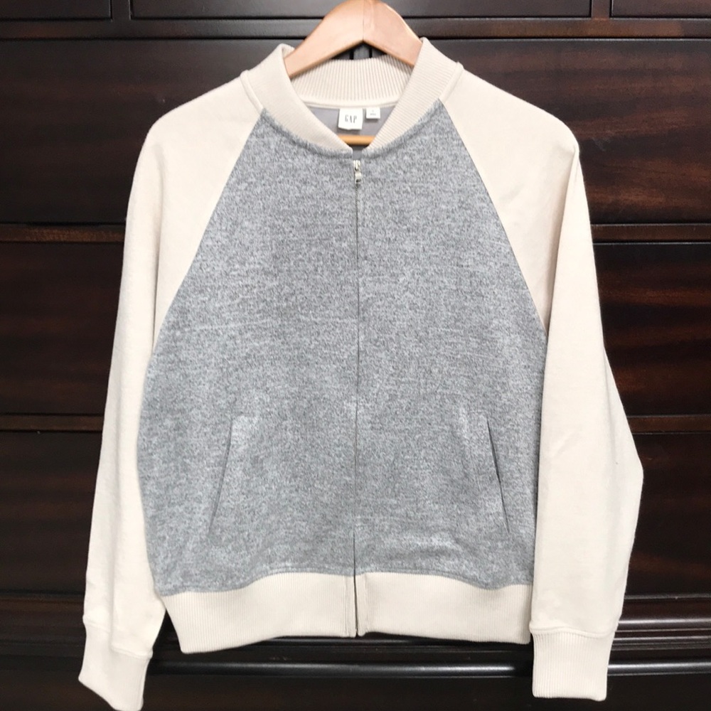 Gap baseball zip up jacket size medium
